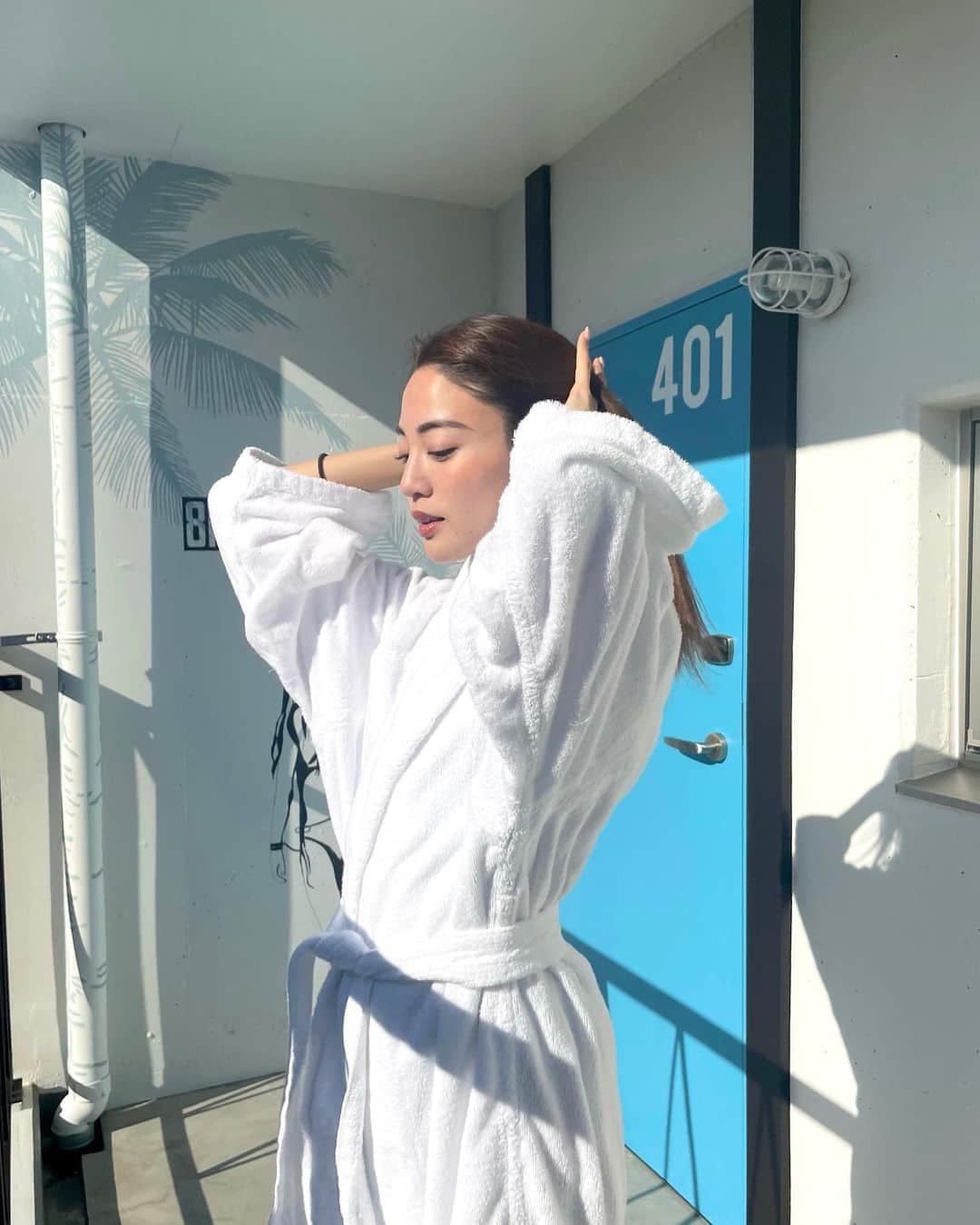 志田友美（ゆうみん）のインスタグラム：「@8hotel_chigasaki 🧖🏼‍♀️  大好きなサウナもあってとにかくおしゃれなホテル🌼  #chigasaki #8hotelchigasaki #ヨウルサウナ」