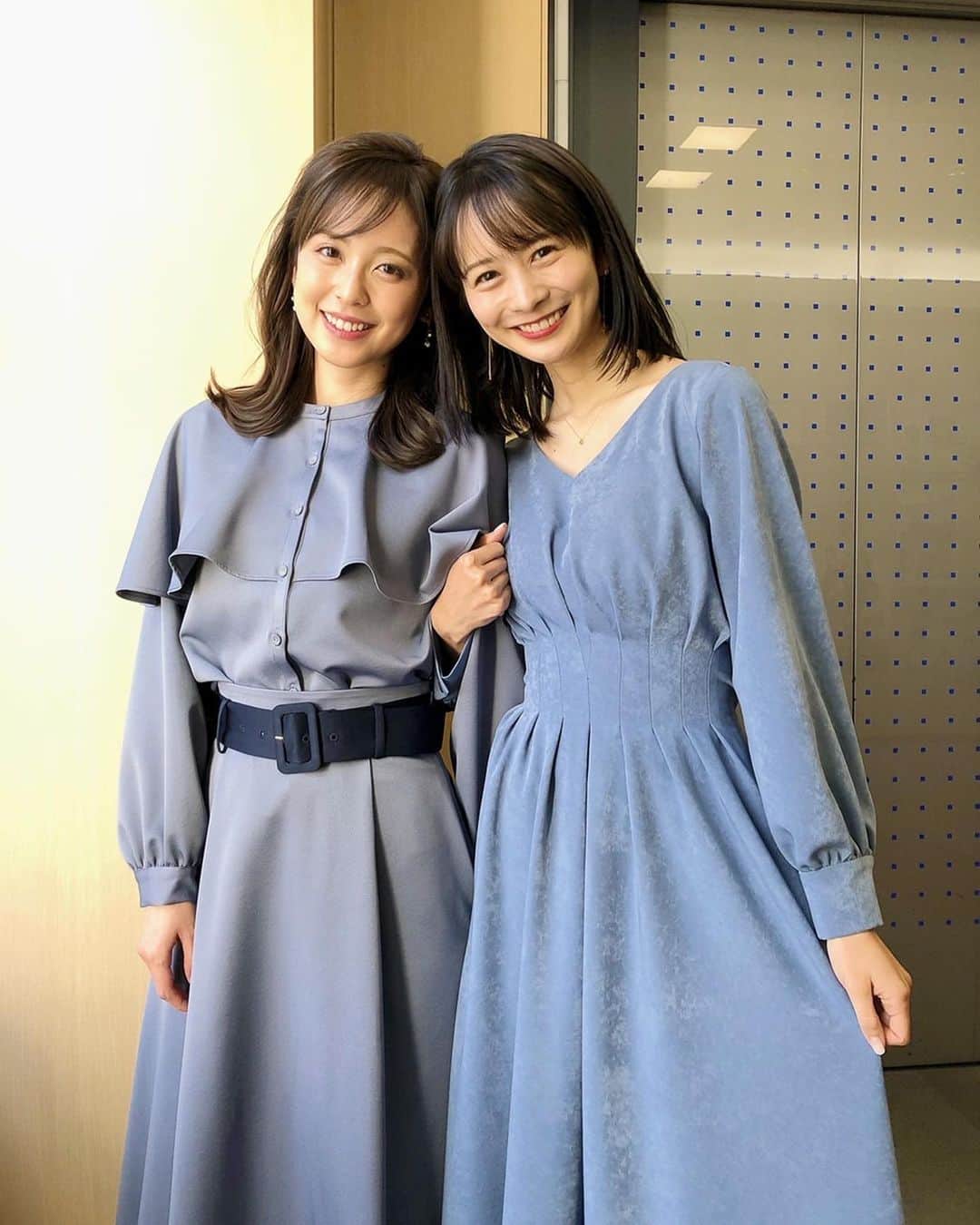 のインスタグラム：「* 高見さんと🧜‍♀️💙 * #衣装 #青」
