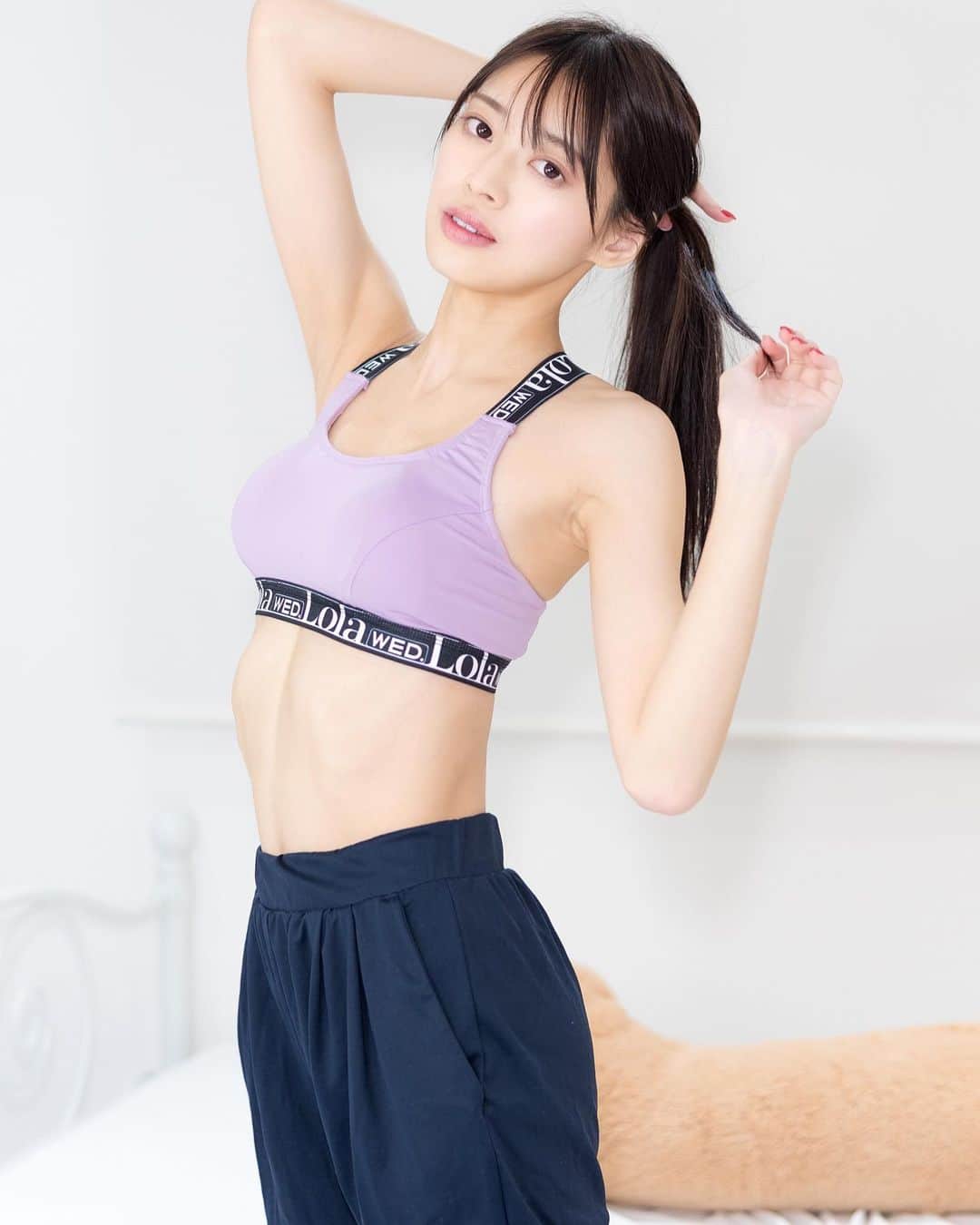 藤田いろはのインスタグラム：「みんな大好きポニーテール🥰」