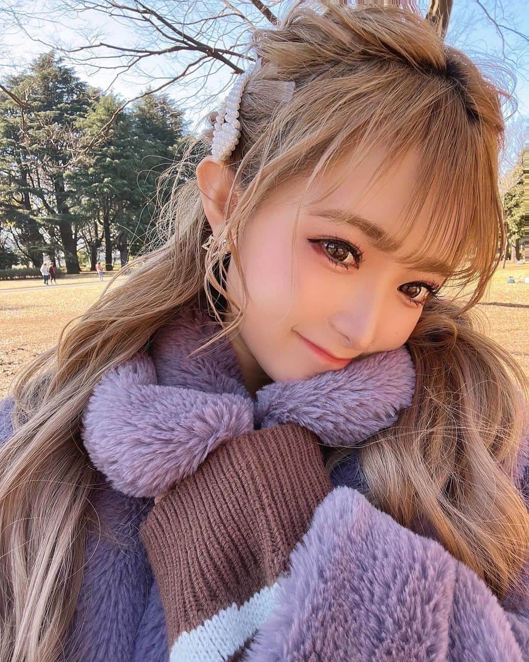 松田聖菜さんのインスタグラム写真 - (松田聖菜Instagram)「紫のアウターかわい💜💜💜」12月21日 14時19分 - seinaaa_0318