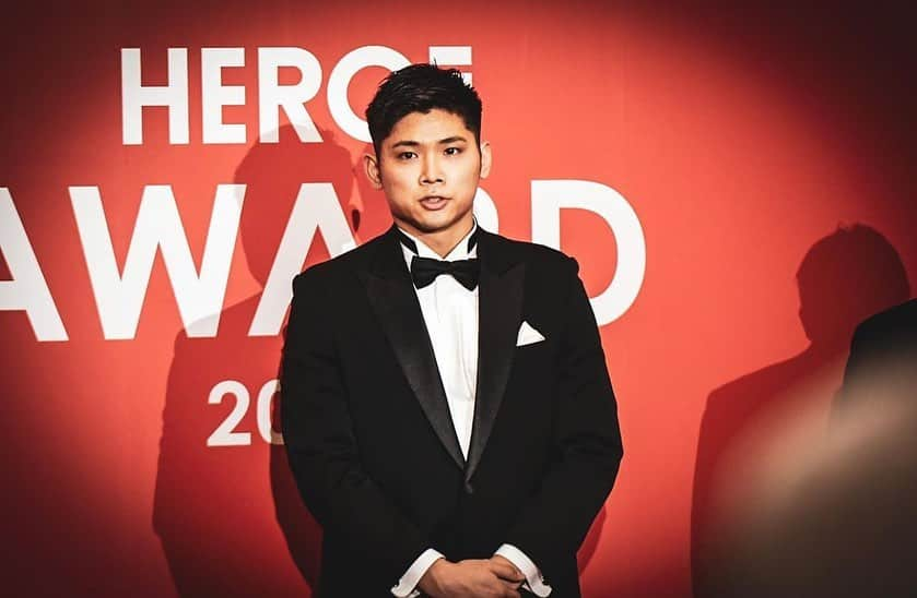 原修太のインスタグラム：「🤵‍♂️ #herosaward #2021 #basketball #sports #2021  #award」