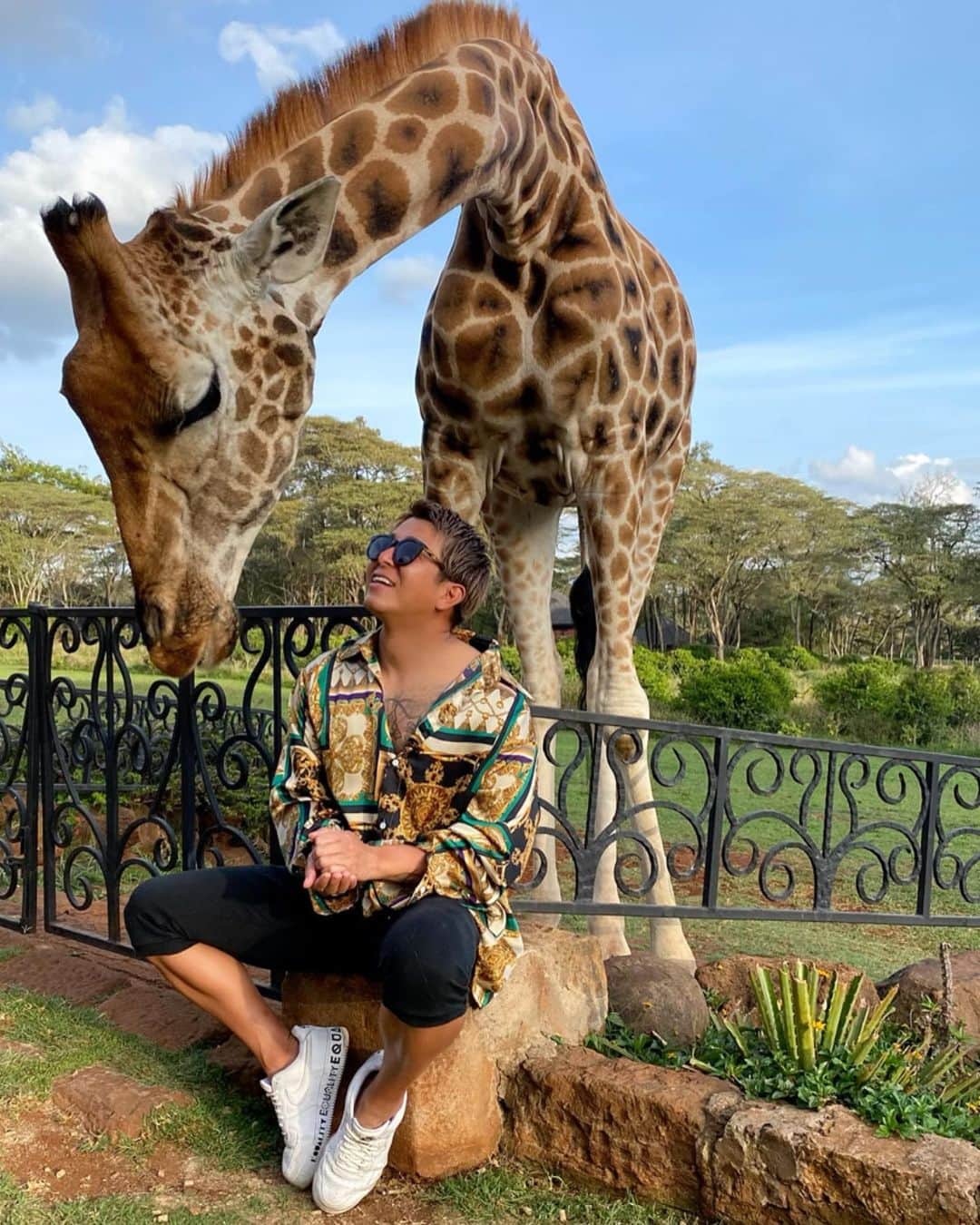 𝐂𝐇𝐈𝐊𝐀𝐑𝐀𝐏𝐚𝐫𝐭𝐲𝐊𝐢𝐧𝐠のインスタグラム：「→ めっっっちゃ可愛いよね⁇ ・ ・ ・ #キリン  #ジラフ  #動物園  #giraffe  #animal」
