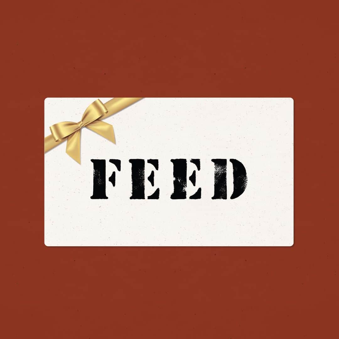 フィードプロジェクツのインスタグラム：「Calling all procrastinators: Give the gift of choice with a FEED e-gift card. It's the gift that keeps on giving.」