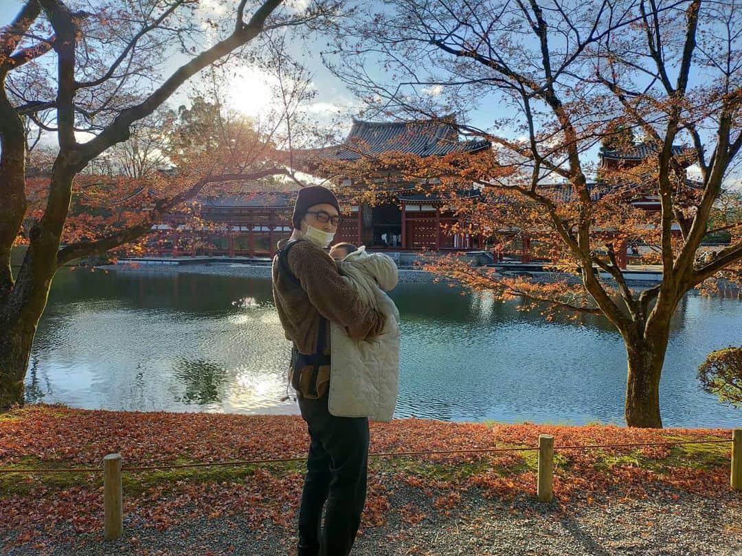 吉川莉早のインスタグラム：「宇治にまだあった秋🍁  お茶戦争に巻き込まれたり、実家でのんびりしたりして東京に戻ってきたよ🍵」