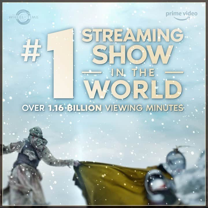 ダニエル・ヘニーのインスタグラム：「I am humbled and proud.  The Wheel of Time is the number 1 show in the world for the third week in a row.  Thanks to this amazing team, cast, and YOU the fans….the Wheel weaves as the Wheel wills! #thewheeloftime」