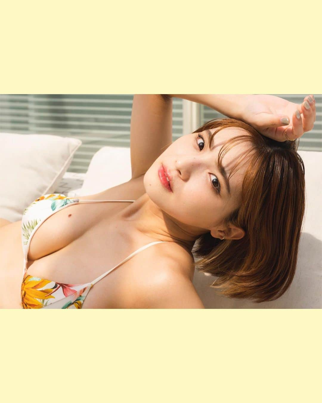 片岡沙耶のインスタグラム：「. 🌞🌴 . #gravure #グラビアート  #ファッショングラビア  #fashion #fashiongravure  #japanesegirl  .」