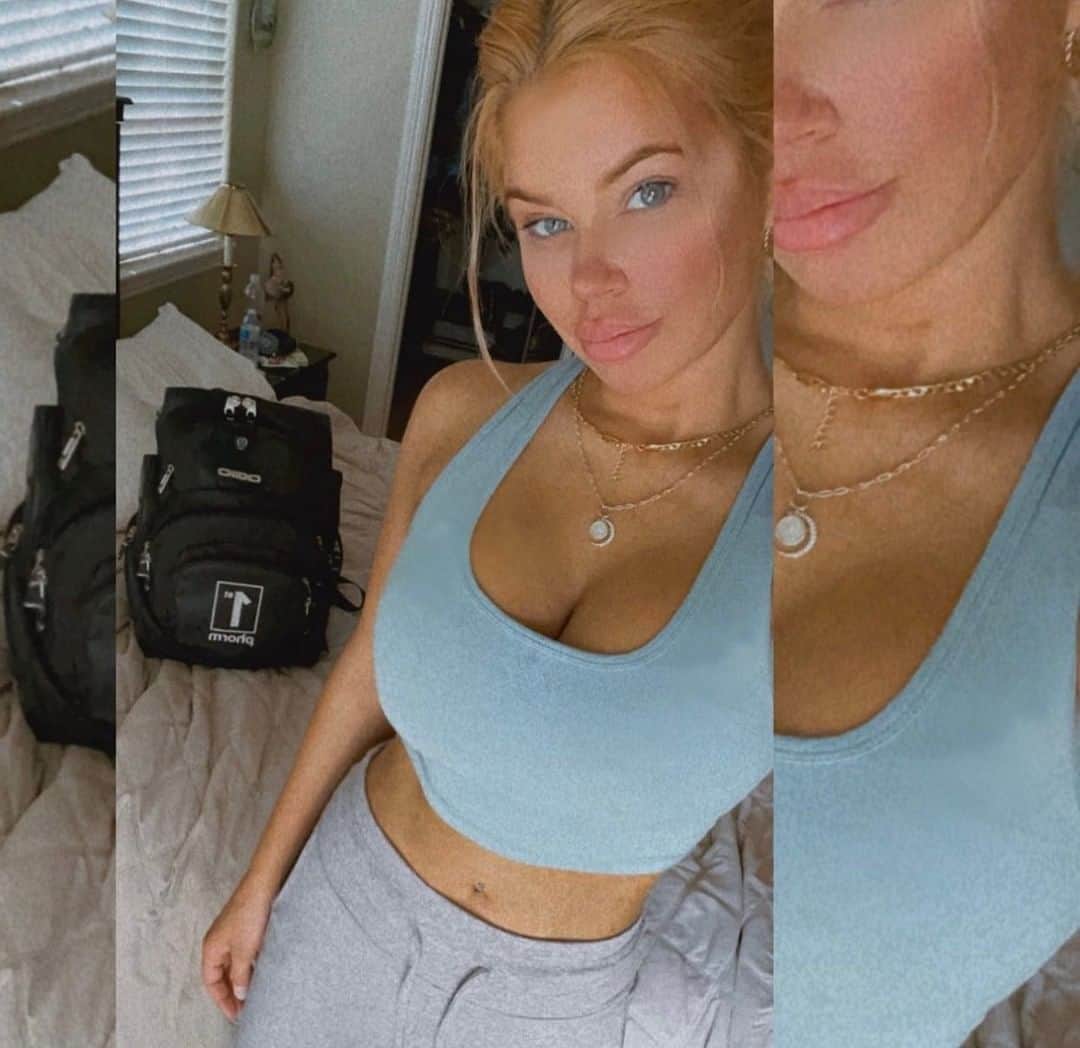 ジェサ・ヒントンのインスタグラム：「Who can guess what's in the backpack? Right answer & most creative answer wins.   In the last 3 years I've taken my baby all over the world. She's seen some shit and has been my favorite traveling companion. I will not retire her, but I will be switching off between her & new @1stphorm brother ❤️」