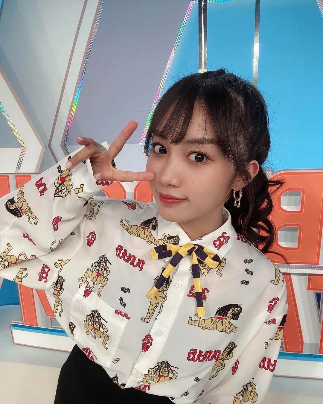 黒木ひかりのインスタグラム：「やべスタ‪の時🐯✌︎♡」