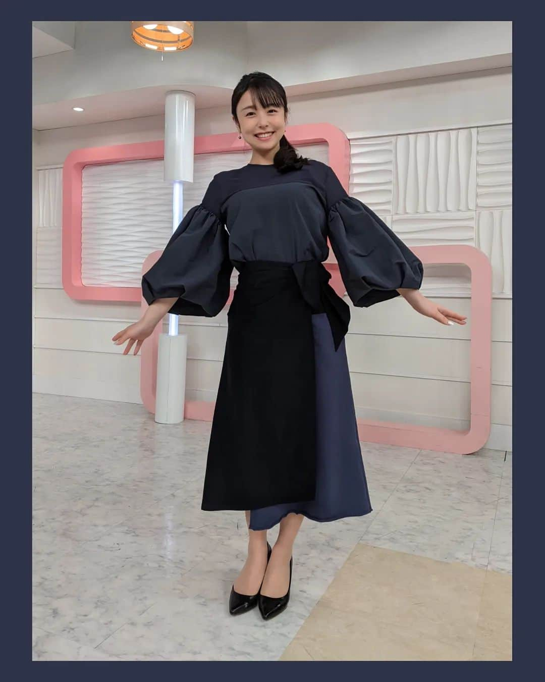 米澤かおりさんのインスタグラム写真 - (米澤かおりInstagram)「. おはよんの先週一週間の衣装👗🏷 今週は、 今年に入って初めての週5勤務💪 よろしくお願いします😊」1月17日 11時33分 - kaoriina67