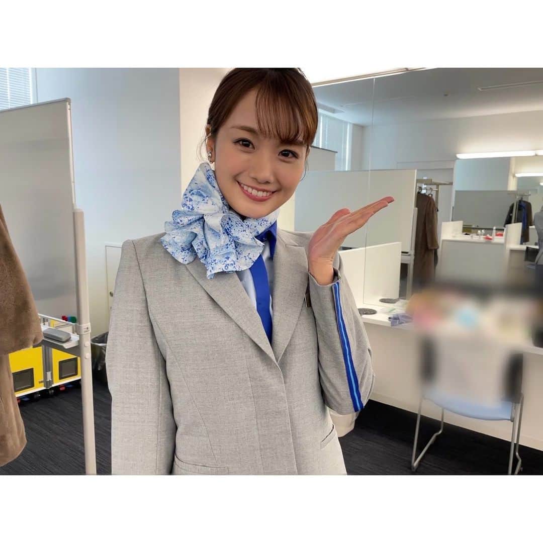 のインスタグラム：「「潜入！リアルスコープ」ご覧くださった皆さま、ありがとうございました。  普段機内で心地よく過ごせているのは、当たり前のことではないんだな、、と痛感🤦‍♀️ CAをしている親友も家族で見てくれていました🥰  そして、今週1週間、休暇をいただいています。よろしくお願い致します😌  #潜入リアルスコープ #憧れの #CA #ふふふ」