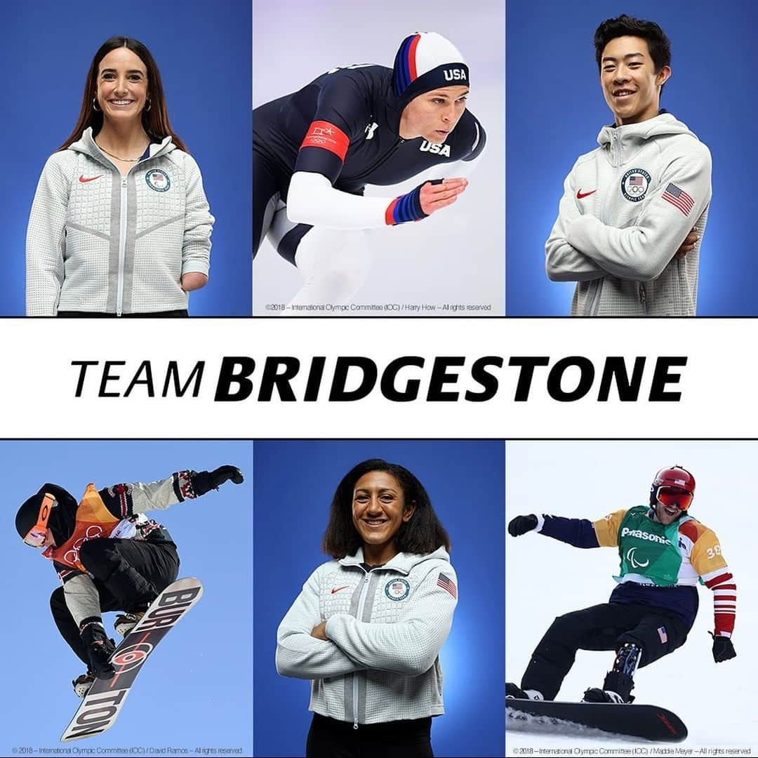 ネイサン・チェンさんのインスタグラム写真 - (ネイサン・チェンInstagram)「#TeamBridgestone 😍 I’m honored to join this incredible group of humans on the road to the Olympic and Paralympic Games. As much work and heart as we’ve each put into our own journeys, nobody makes it to the Games alone, and it means everything to have our families, our friends, and you in our corners as we head to Beijing. And I am grateful to @bridgestonetires for supporting my dreams, too — thank you for believing in me. See you in Beijing @theonearmdan @brittanybowe @markmcmorris @elanameyerstaylor @monstermikeschultz!」1月19日 11時17分 - nathanwchen