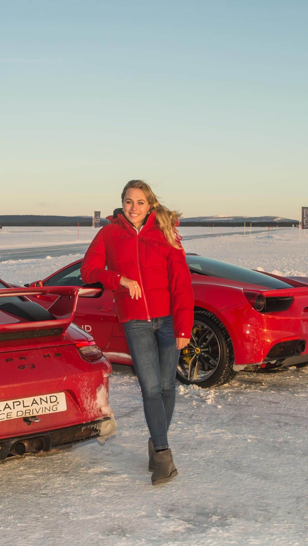 のインスタグラム：「WOW WOW WOW!!! Really enjoyed my time at @lapland_ice_driving in Lapland! What a place! ❄️ Definitely recommending it to everyone who wants to have some fun with cool cars and get a better driver! Really loved it! ❄️❤️ // @lapland_ice_driving // #sophia #sophia99 #changeagent #racegirl #racing #motorsport #icedriving #drifting #lake #frozen」