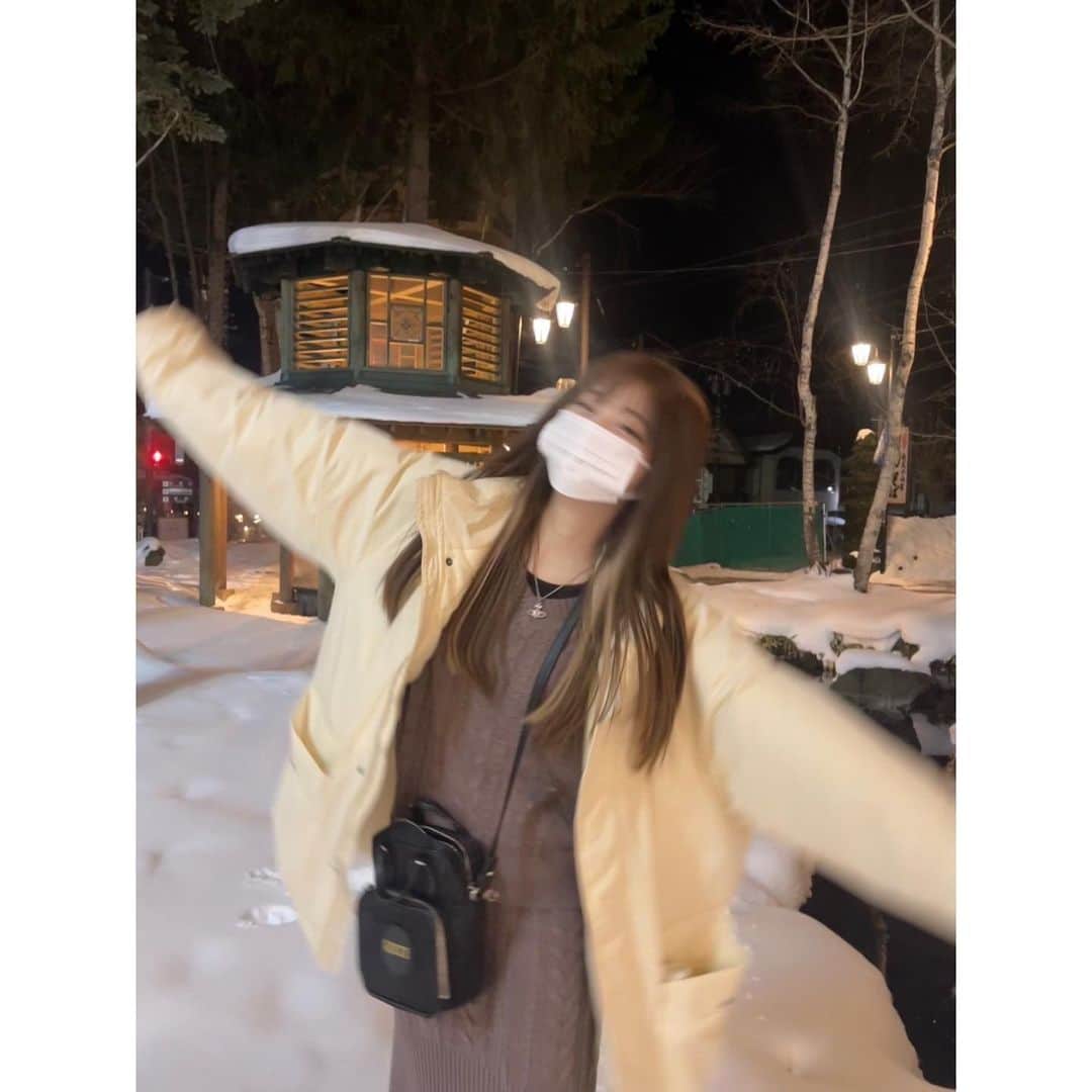 横田未来さんのインスタグラム写真 - (横田未来Instagram)「久しぶりに雪見れてまたきょうも幸せです。😌#雪」1月19日 20時11分 - mirai_yokoda