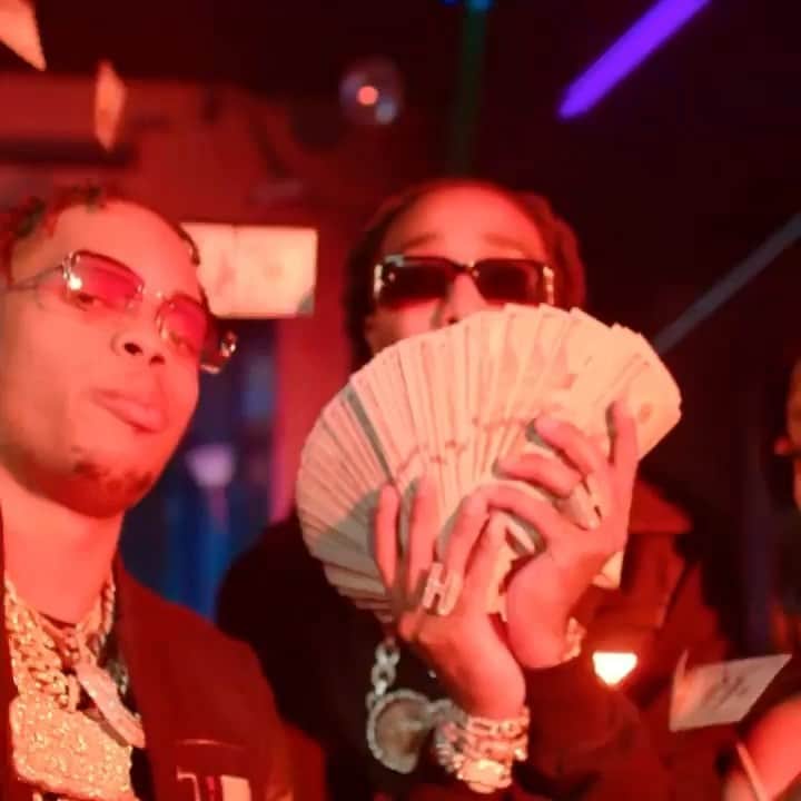 Migosのインスタグラム：「M I G O $ H I T @1_lilmigo  Ft. @quavohuncho  V I D E O  O U T  N O W!」