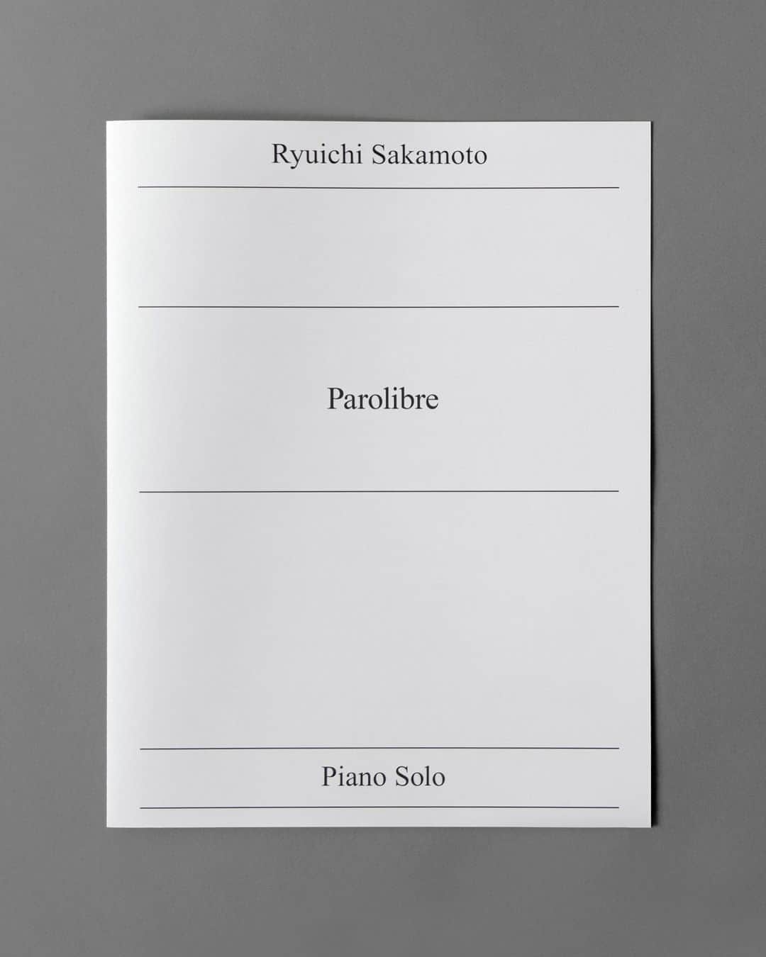 坂本龍一さんのインスタグラム写真 - (坂本龍一Instagram)「Ryuichi Sakamoto's official score store, which opened last year in December, released two new piano scores for "Parolibre" and "MUJI2020" today! The sheet music of Ryuichi Sakamoto's latest digital release, "Ieta", is also available on the same website. Please check it out.  Score store link in bio.   A composition written for MUJI's, "Pleasant, somehow", a worldwide campaign for their 40th anniversary in 2020 with the theme of "cleaning". It has become a popular piece that received many inquiries about the score immediately following the TV commercial's first airing, lingering in listeners' ears with its beautiful, calm, and serene melody.  ⋆ This sheet music is the same as the one included in the limited edition box set "Ryuichi Sakamoto: Playing the Piano 12122020".  "Parolible" was released on the 1986 album "Futurista". Sakamoto revived the piece with a trio of piano, cello, and violin on the album "1996" (1996). It is a popular song, often played at the end of recent live performances. It is the latest version that Sakamoto has refined for this store.  #skmtnews #ryuichisakamoto @commmons_official」1月20日 14時13分 - skmtgram