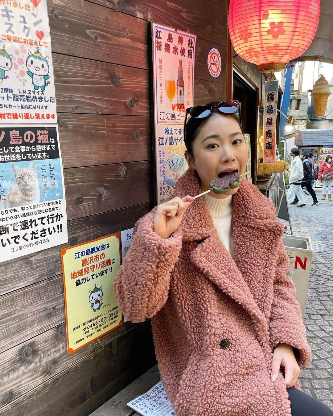 角田聖奈さんのインスタグラム写真 - (角田聖奈Instagram)「好きな時に好きなもの食べて、適度に筋トレしていつでもコンディションキープ😋🏮🍡  #食べて痩せる #これが本当のボディメイク #おだんごはヘルシー #食べ歩き #江ノ島 #江ノ島神社  #筋トレ女子 #フィットネス女子 #健康美 #フィットネス #美尻トレーナー #パーソナルトレーナー #栄養士 #麻布十番」1月20日 23時14分 - seina1105