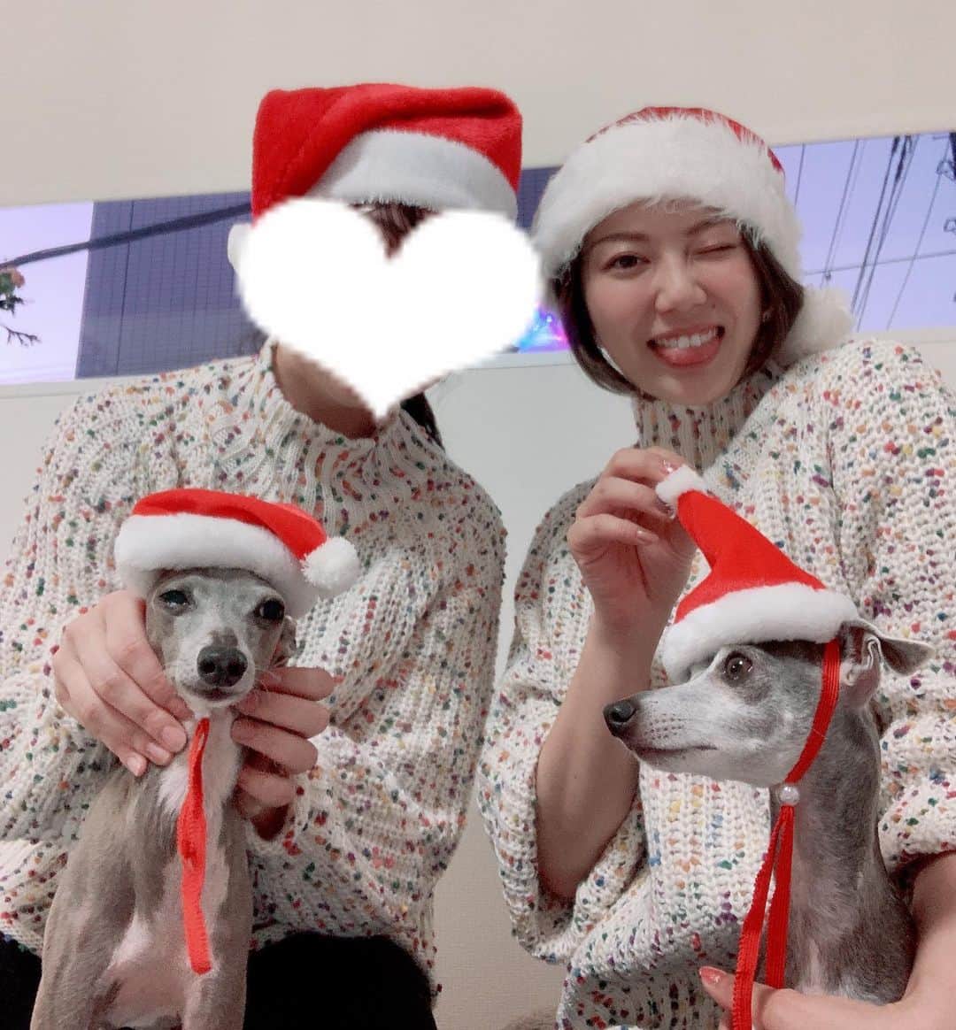 志村玲那さんのインスタグラム写真 - (志村玲那Instagram)「#みんなでサンタ〜〜 #楽しい #クリスマスでしたっ  #さて #今日は誕生日です  #あと #さんま御殿みんなみてね🐥  #素敵な日になりますように」12月28日 8時03分 - rena_shimura