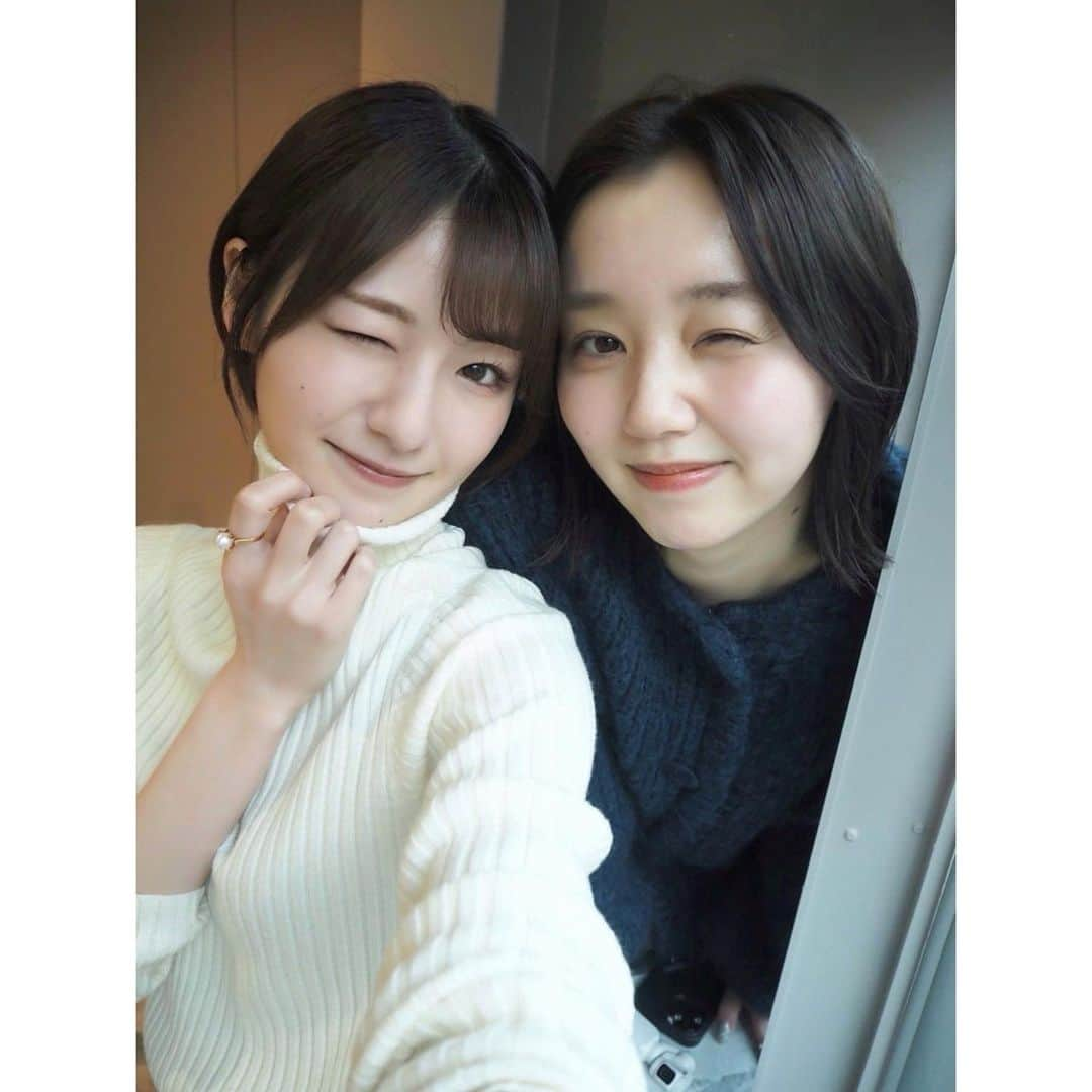 江野沢愛美さんのインスタグラム写真 - (江野沢愛美Instagram)「美波と👯‍♀️ vlog撮ったけど、来年かなぁ。（笑）」12月28日 18時10分 - enosawa_manami