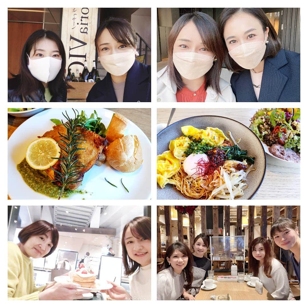 安田さちのインスタグラム：「会いたい人に会えた年末。  写真はその一部📷️  毎日バタバタと過ぎていくけど幸せです😌  #ママ友#アラフォーママ#アラフォー主婦 #フリーアナウンサー#アナウンサー友達#」