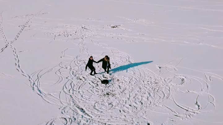 シャフィク・ベセギエのインスタグラム：「@alisabesseghier ❤️❄️⛸」