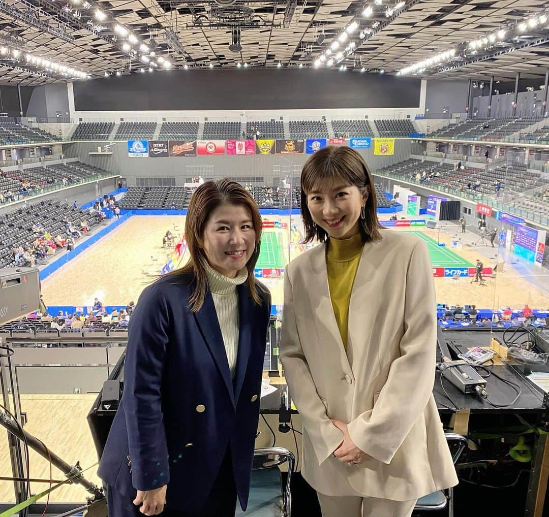 藤井瑞希さんのインスタグラム写真 - (藤井瑞希Instagram)「・ ・ 今日は、はじめてレイちゃんとダブル解説しました☺️❤️ ・ そして、いよいよ明日は決勝‼️ ・ 誰が今年のチャンピオンになるのか 楽しみです🤩 ・ 明日もFODやBS・CSでの放送に加えて、地上波も放送なので、ぜひチェックしてくださいねぇ📺🏸 ・ ・ #全日本総合バドミントン選手権大会  #バドミントン #フジテレビ」12月29日 18時07分 - bdmntnfujiimizuki