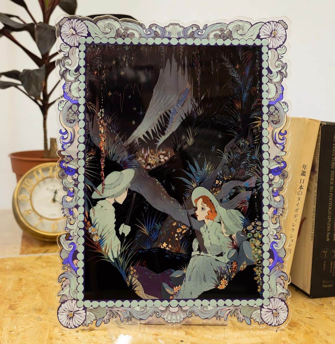 のインスタグラム：「｢ウィリたちの森｣  https://yashiro-nanaco-metalgiclee.com/」
