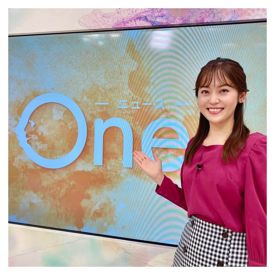 のインスタグラム：「. 年内最後の#ニュースOne 🌟 ご覧いただきありがとうございました😊  ジョージさんと一緒に👫  #東海テレビ #アナウンサー #森夏美」