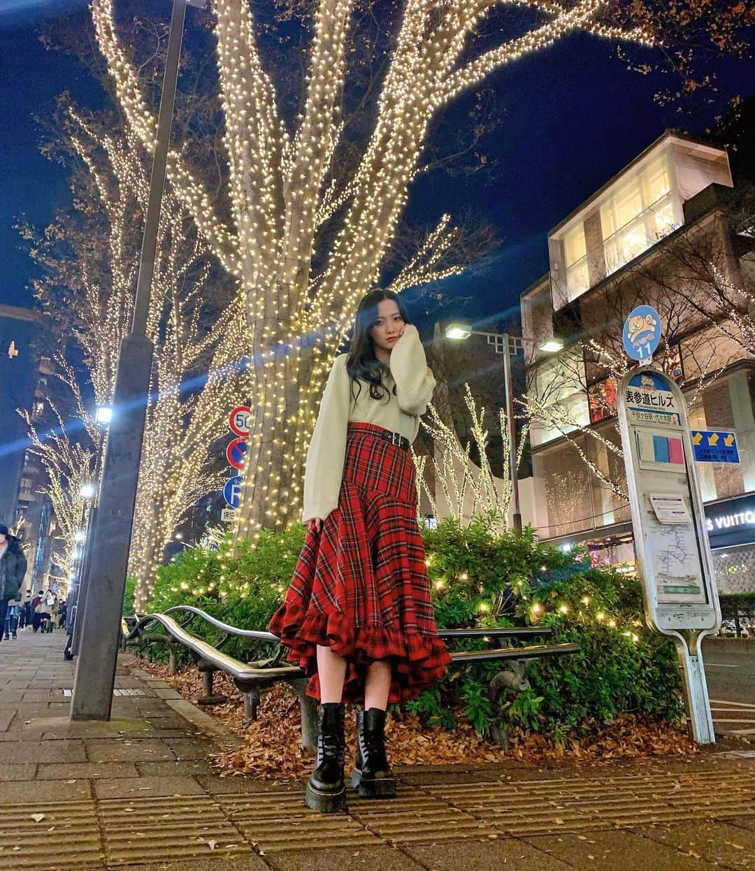 山邊未夢さんのインスタグラム写真 - (山邊未夢Instagram)「. #べーファッション もクリスマスカラーにした日🌙」12月29日 21時14分 - miyu_tokyogirlsstyle