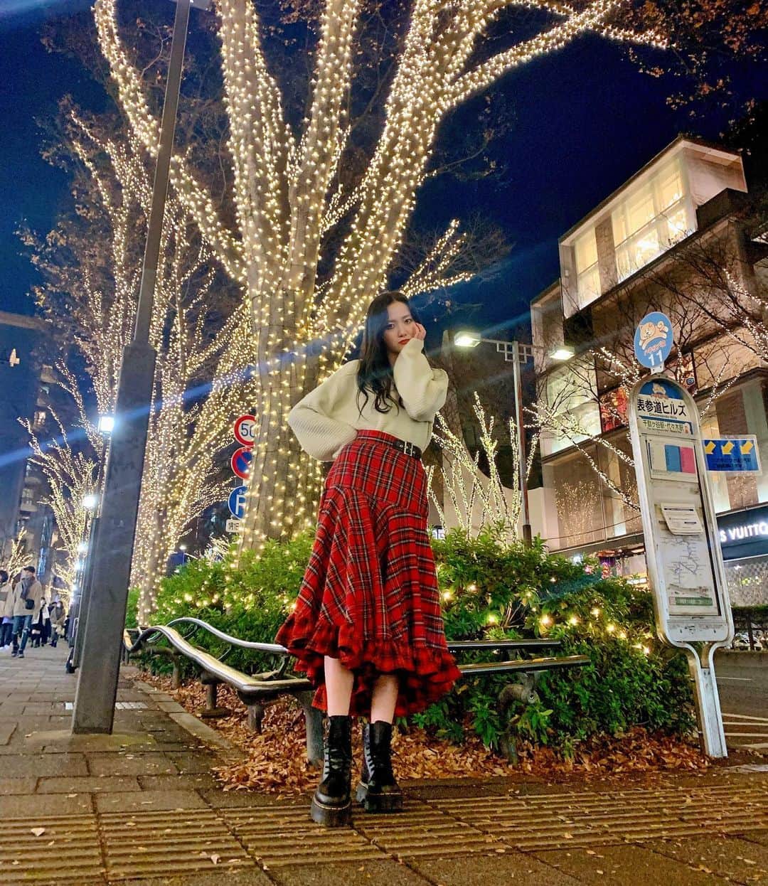 山邊未夢さんのインスタグラム写真 - (山邊未夢Instagram)「. #べーファッション もクリスマスカラーにした日🌙」12月29日 21時14分 - miyu_tokyogirlsstyle