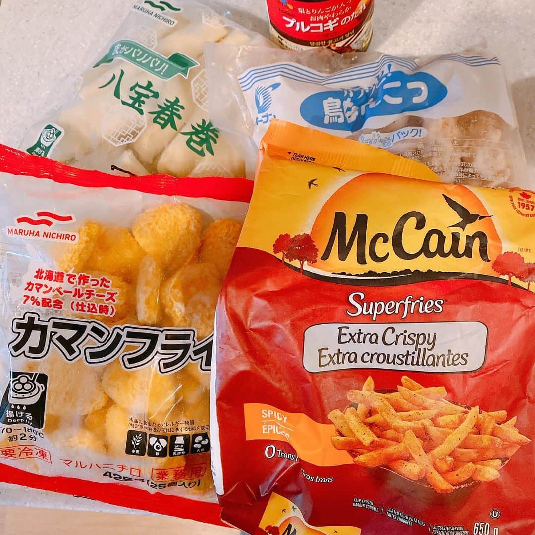 のインスタグラム：「初めてA-プライスに行ってきた！✨ 楽しい〜🥰  #aプライス #業務スーパー購入品」