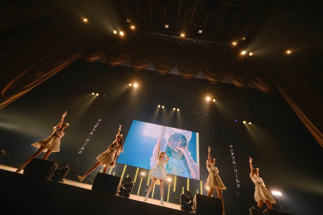 坂元葉月のインスタグラム：「⁡ ⁡ #坂元葉月卒業ライブ ⁡ ⁡ 最高の景色でした本当に〜〜〜、 ⁡ 花柄衣装もめちゃくちゃステージ映えするし 後半パートも楽しかったです☺️✨ ⁡ 金テープ綺麗すぎっ、、、 ⁡ ⁡ ⁡」