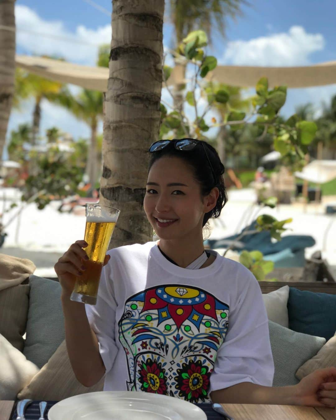 石黒エレナのインスタグラム：「今年こそ動かすw . . 2019年4月23日✨ .  #mexico #trip #travel #beach #cancun #旅行 #旅行好き女子 #海外旅行 #海外 #メキシコ」