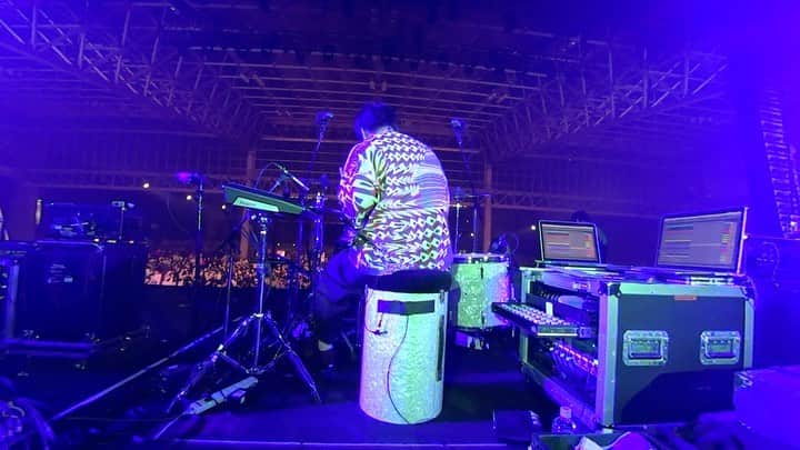 のインスタグラム：「COUNTDOWN JAPAN 21/22  Sound Check  Have a Happy New Year!!  #drums」