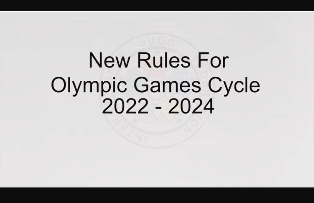 井上康生のインスタグラム：「New Rules For Olympic Games Cycle 2022-2024  https://www.ijf.org/news/show/new-olympic-cycle-new-judo-rules  @judogallery」