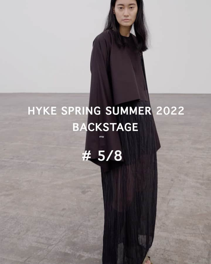 HYKEのインスタグラム：「HYKE SS 2022 #hyke」