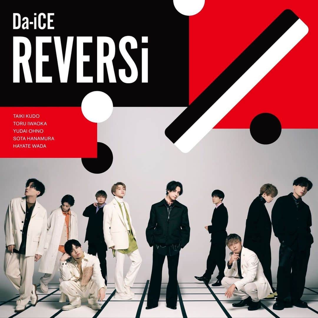 工藤大輝のインスタグラム：「2022,2,16 Da-iCE New E.P. (9tracks) "REVERSi" Release!! coming soon.」
