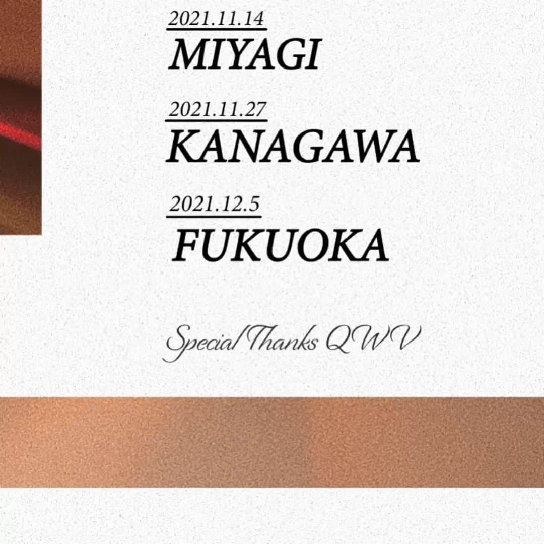 OWVオフィシャルのインスタグラム：「OWV LIVE TOUR 2021 -CHASER- 2021.12.5 FUKUOKA  #OWV  #OWV_CHASERTOUR  #SpecialThanks_QWV  #Thankyou_2021」