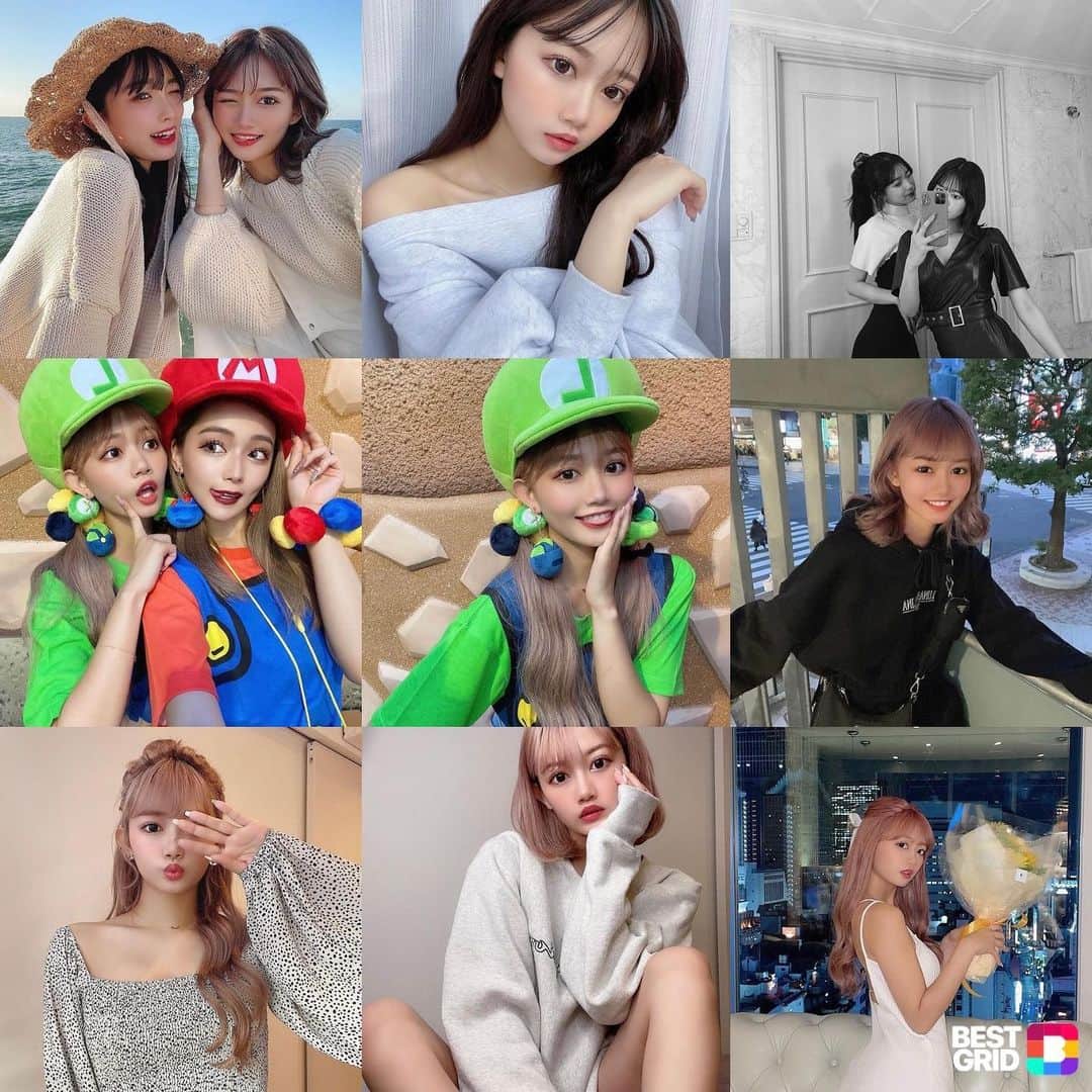 加藤夏歌のインスタグラム：「今年のBest9🎉 . みなさんハイトーンの方がお好きなの？🥺笑 . 今年は新たな挑戦に チャレンジさせていただいた一年でした。 本当に怒涛だった。 今までやったことのない演技に挑戦させていただき、右も左も分からない状態で舞台にも 立たせていただきました。 . 自分の詰めの甘さを痛感しすぎて 逆に辛かった。 体調管理から、ひとつひとつの物事への慎重さ 全ての行動において改めて気持ちを入れ替える事ができた1年でした。 . 後半なんて体壊しまくってたけど それほど向き合える仕事に出会えたことは なつにとって本当に財産だなと深く思います。 . この気持ちのまま来年もさらに 精進していけるよう。頑張ります🔥 . いつもぱっぱかぴーにやってるけど 意外と真面目なとこもあります✌️ . こんな加藤さんを 来年もよろしくお願いします！ . 今年も素敵な愛をありがとうございました💗 皆様、良いお年を〜🎍」
