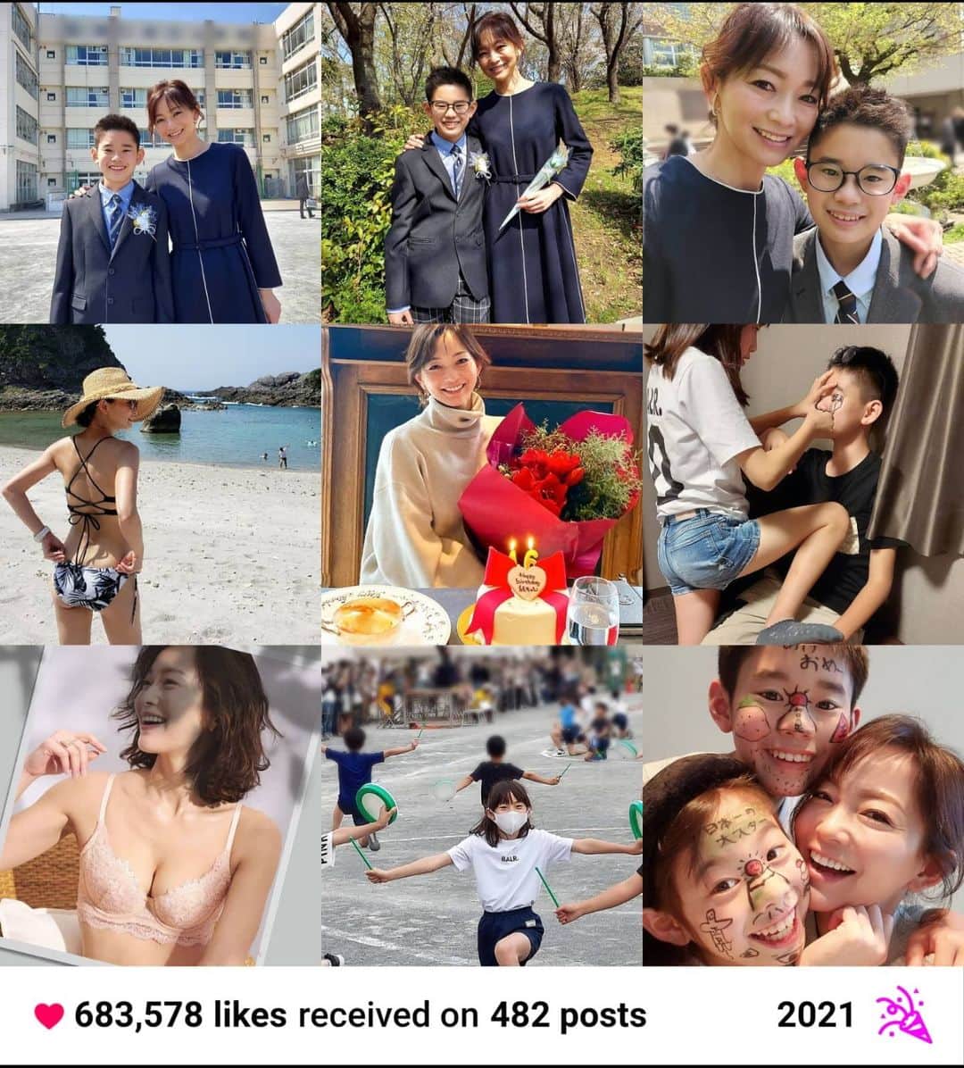 佐藤純さんのインスタグラム写真 - (佐藤純Instagram)「2021 今年も残り僅か😊  たくさんの皆さんにお世話になりました。  いいね！やメッセージに元気をもらいました。  ありがとうございます❤  来年もよろしくお願いします🙌  よいお年を～✨  #ベストナイン #ベストナイン2021 #2021 #ありがとう #ママ #ママモデル #モデル #mama #mamamodel #model」12月31日 21時50分 - junsatoidea