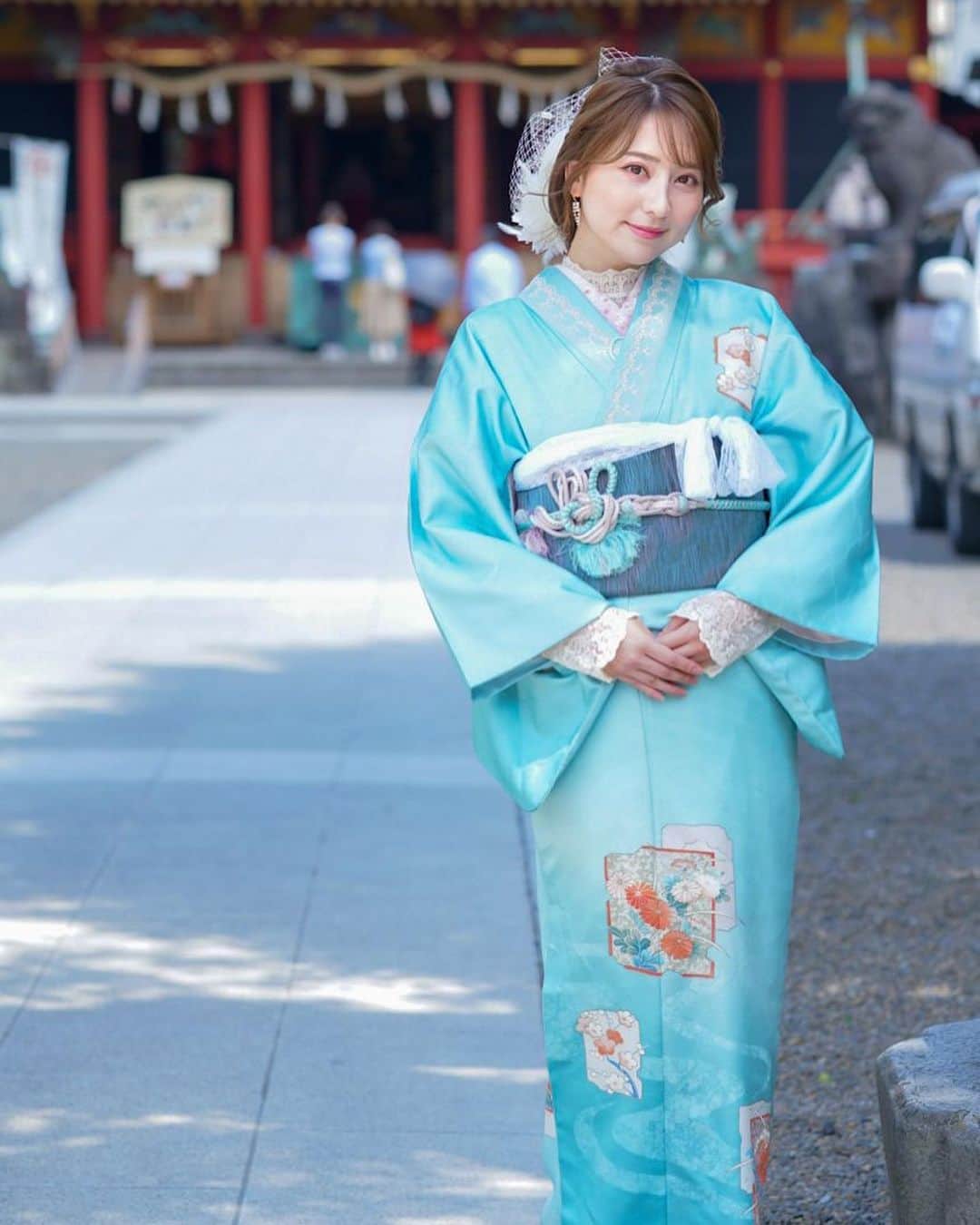 堀尾実咲のインスタグラム：「🎍明けましておめでとうございます🎍  2021年も大変お世話になりました☺️  今年もお仕事を通してたくさんの出会いがあり、素晴らしい1年となりました✨  2022年もみんなと一緒に楽しい1年にしたいよ🥰  変わらず応援してくれたら嬉しいです❤️  今年もよろしくね🐯  #謹賀新年 #明けましておめでとうございます #今年もよろしくお願いします #寅年 #🐯 #浅草寺」