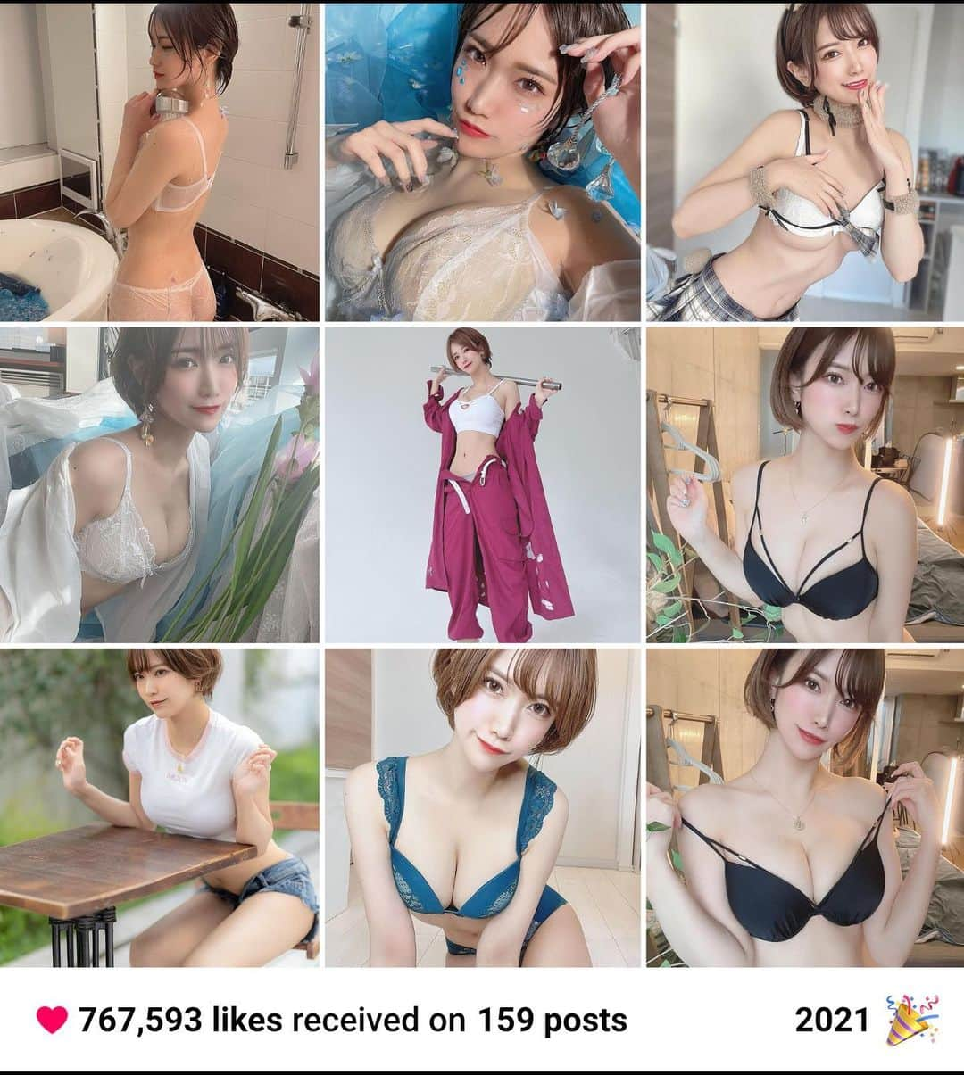 相良ましろさんのインスタグラム写真 - (相良ましろInstagram)「. 2021年のベスト9に選ばれたのは この写真たちでしたー😳🌟  いつもいいねや保存など反応たくさんありがとう❤️‍🔥 お陰でそれがモチベになってこれからも頑張れます🤍  . #bestnine2021  #bestnine」1月1日 3時55分 - mashiro_sagara