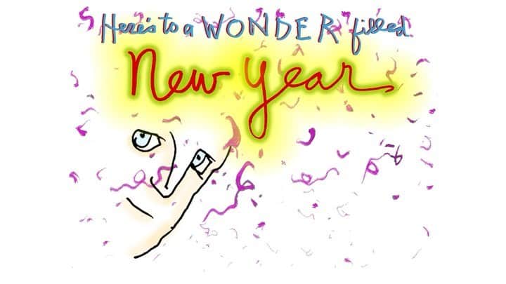 ジェフ・ブリッジスのインスタグラム：「Here’s to a wonder-filled NEW YEAR! Link in bio.」