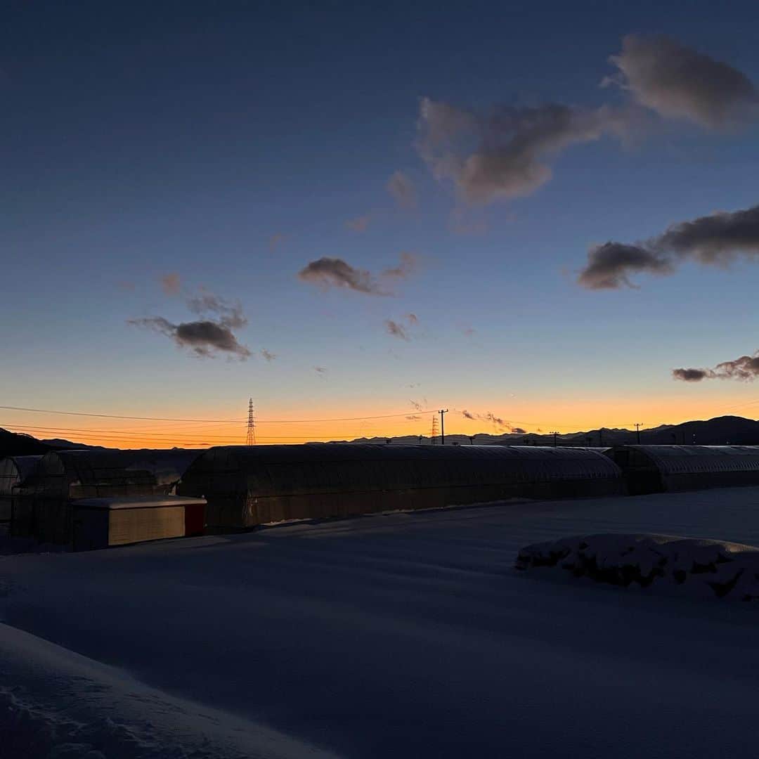 柴本愛沙さんのインスタグラム写真 - (柴本愛沙Instagram)「🎍2022年🎍 :*: ☆︎ A HAPPY NEW YEAR☆︎．:*  長野に帰省中につき、外は一面☃️銀世界。 でも、元日の今日はだんだんと晴れてきて お天気は回復傾向でした！！ 雪かきで始まるお正月も悪くはない☺︎  2枚目の写真は、きのうの大晦日。 朝から夜まで雪が降っていて、 2021年も雪かきで〆ていました。 夜は夕焼けがきれいだった✨  今年も目標を見失わず、常に志を持って 日々ステップアップしていけたらと思います。  2022年も宜しくお願い致します🐯  #元日 #明けましておめでとうございます #大雪 #銀世界 #雪かき #雪国コーデ #雪国出身 #インスタ大学 #長野県中野市 #信州中野 #長野県出身 #帰省中 #冬コーデ #冬服コーデ #昔着てた服 #気象予報士 #気象キャスター #今年も良い年になりますように」1月1日 21時00分 - aisa_shibamoto