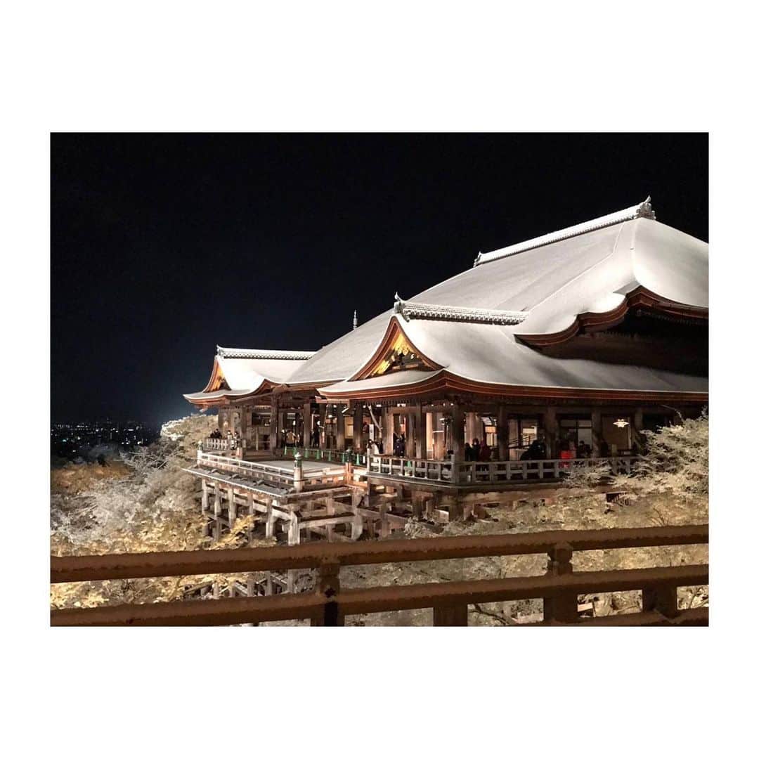永井美奈子さんのインスタグラム写真 - (永井美奈子Instagram)「🎍 明けましておめでとう御座います 旧年中のご縁に心より御礼申し上げます。  大晦日の鐘と共に 清水寺の方から 雪化粧した清水寺の写真が 送られてきました。  クラブハウスTwitter FB Instagram 昨年一年のsnsの変化は リアルタイムでつながる事はもちろんそれが広がりを見せ、さらにある一定の信頼おけるツールとして認識された一年だった様に感じています。 対面でしかありえないと思われていた物が悉くオンラインで済む事がわかり、ネットの信頼性が上がった事も手伝っているのかと。  コロナ禍前まで仕事の話はメールでしか考えられませんでしたが、最近はLINEは正式な連絡手段だとか。  今年も大学で教鞭を取る予定ですが若い学生さんに教えて貰いながら、不器用でも発信してまいりますね。  そして、私がプロデュースさせて頂いているクラシックの夏Fes. おんなつ2022は 既に動き出しています。さらにパワーアップした「おんなつ」にご期待下さい！  本年も何卒よろしくお願い申し上げます！  #清水寺  #新年のご挨拶🎍  #永井美奈子 #kiyomizutemple」1月1日 12時29分 - nagaiminako.com375