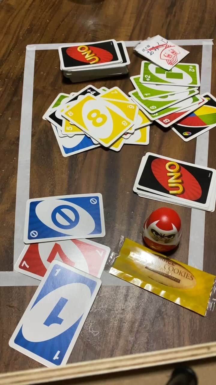 RinRinのインスタグラム：「Happy new year UNO with  @chamiimonsta  @manandshiba  @ryulucid」