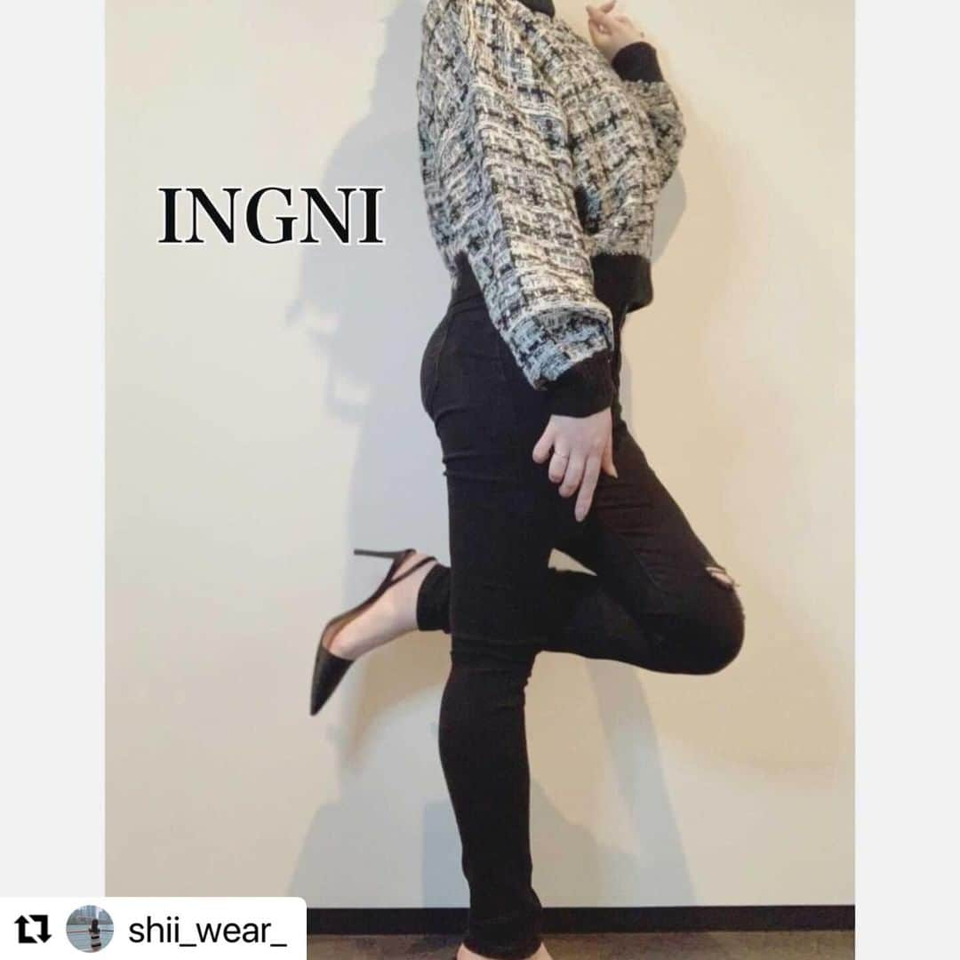 INGNI STOREさんのインスタグラム写真 - (INGNI STOREInstagram)「@shii_wear_ さん ステキな投稿をありがとうございます！  #940312 ツイードモックネックニット  @ingni #ingni#冬#置き画 #置き画倶楽部#トレンド#可愛い#お洒落#プチプラ#ootd #きょこ#お洒落さんと繋がりたい#シンプル#いいね#insta#fashion#シミラールック#かわいい#ファッション#instagood#outfit#girl#韓国ファッション#通勤スタイル#オフィスコーデ#大人シンプル#大人可愛い#低身長コーデ#高身長コーデ#今日のコーデ」1月2日 13時36分 - ingnistore