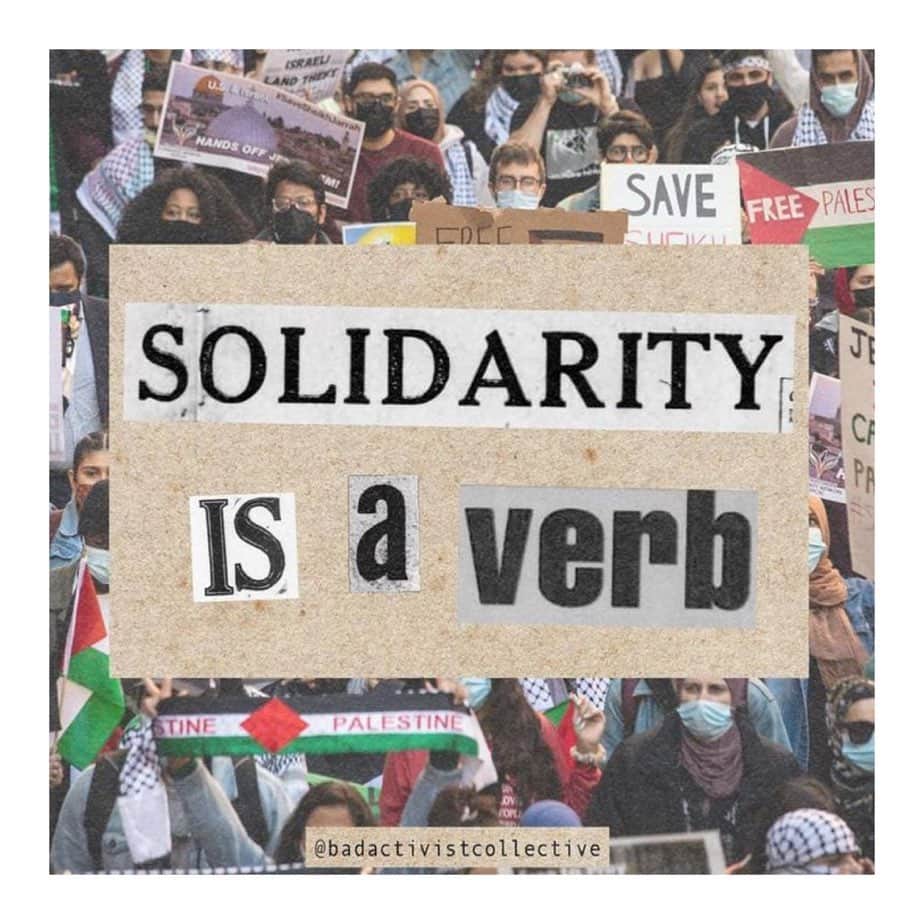 エマ・ワトソンのインスタグラム：「“Solidarity does not assume that our struggles are the same struggles, or that our pain is the same pain, or that our hope is for the same future. Solidarity involves commitment, and work, as well as the recognition that even if we do not have the same feelings, or the same lives, or the same bodies, we do live on common ground.” —Sara Ahmed  #repost @badactivistcollective」