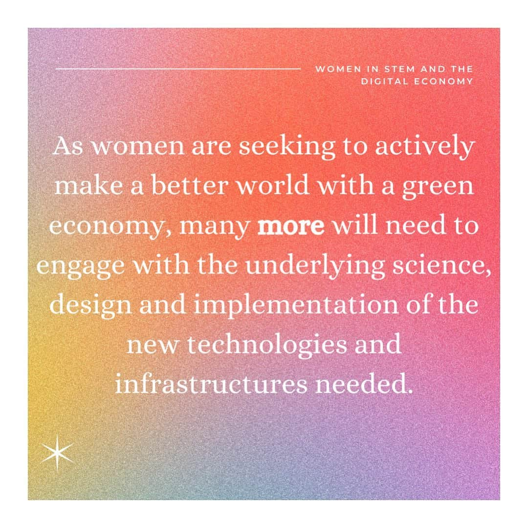 エマ・ワトソンさんのインスタグラム写真 - (エマ・ワトソンInstagram)「WOMEN IN STEM & THE DIGITAL ECONOMY - Good news ladies, the digital economy is a goldmine of opportunity (with higher paying salaries!), and it desperately wants more women to join force. Karlie Kloss @karliekloss is one powerhouse who recognizes this and has created the very successful Kode With Klossy Program @kodewithklossy 👩‍🔬💻🤍  But to further explain (and encourage!) why women should be involved in building the digital economy - here is some key information!」1月3日 8時57分 - emmawatson