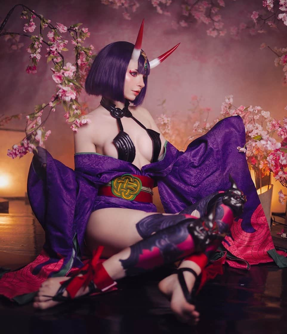 ソフィーさんのインスタグラム写真 - (ソフィーInstagram)「“Please accept my gratitude for summoning me. I will do as I please but... you don't mind, do you?”  My Shuten Dōji Cosplay! 💕  #shutendouji #FateGrandOrder #cosplay #cosplayer #fategrabdordercosplay #fatecosplay」1月4日 22時45分 - peachmilky_