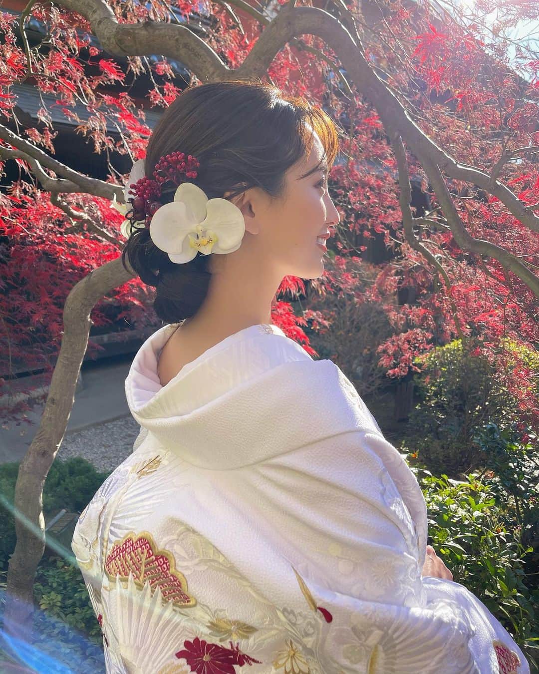 宮内理沙のインスタグラム：「新年の挨拶が遅れてしまいましたが今年も宜しくお願い致しますです☺️🎍☀️ . . . 何載せようか迷い過ぎてしまったので和装の撮影の時のお写真を沢山載せさせていただきます📸 . #2022」